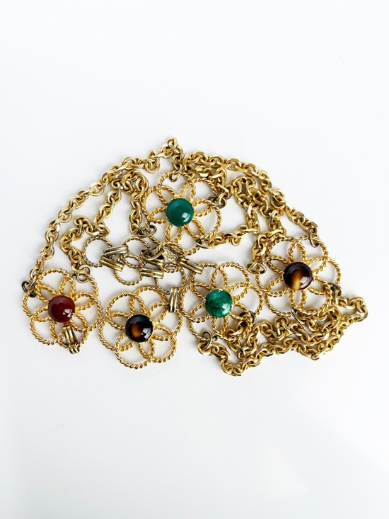 Vintage Yves Saint Laurent Chain Belt Necklace 1960s Roger Scemama for YSL main image 14